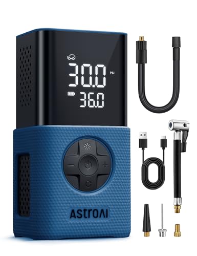 AstroAI L7 Cordless Tire Inflator 150 PSI Portable Air Compressor Orange