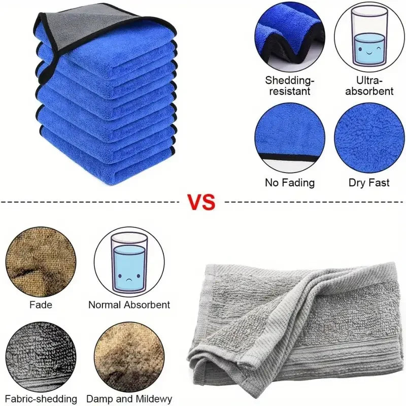 Car Towel Auto Detailing Car Products Microfiber Cloth for Car Wash Accessories Automotive Cleaning Towels Microfiber Towel