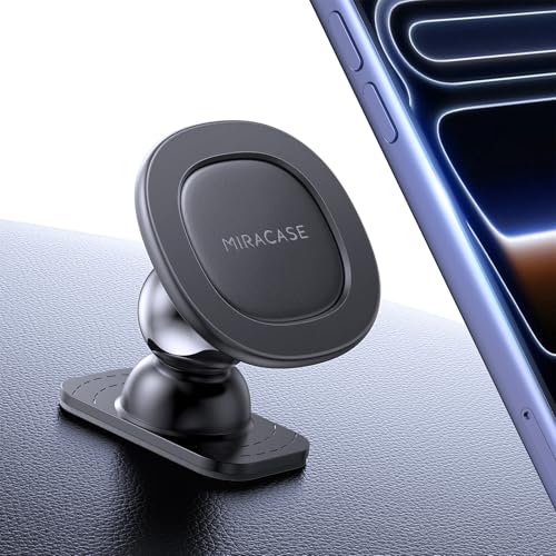 Miracase Car Phone Holder Mount Metal Hook Clip Air Vent Universal Cradle Dark Black