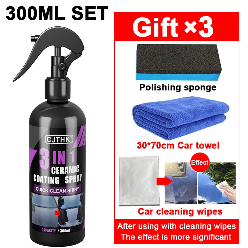 Ceramic Nano Coating Liquid for Car Paint Protection & Hydrophobic Polish