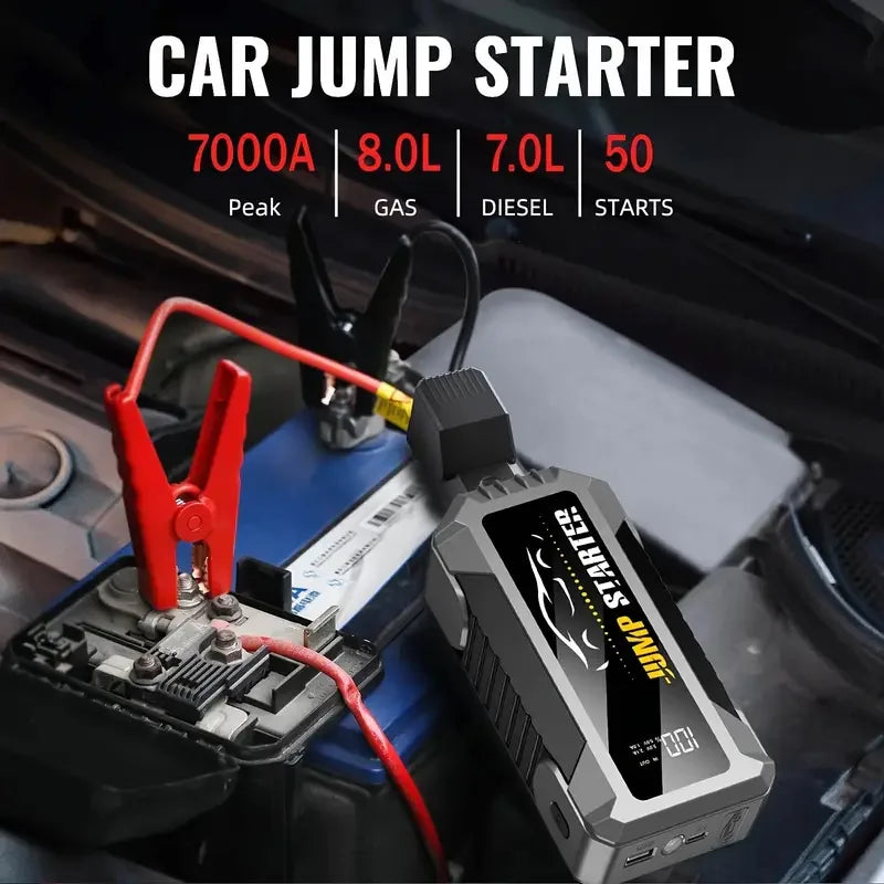 7000A Car Jump Starter 29800mAh Portable Battery Pack Power Bank