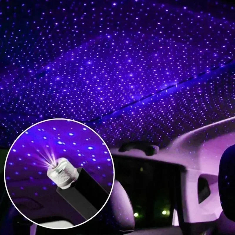 Starry Sky LED Night Light USB Adjustable Car Interior Decoration Light