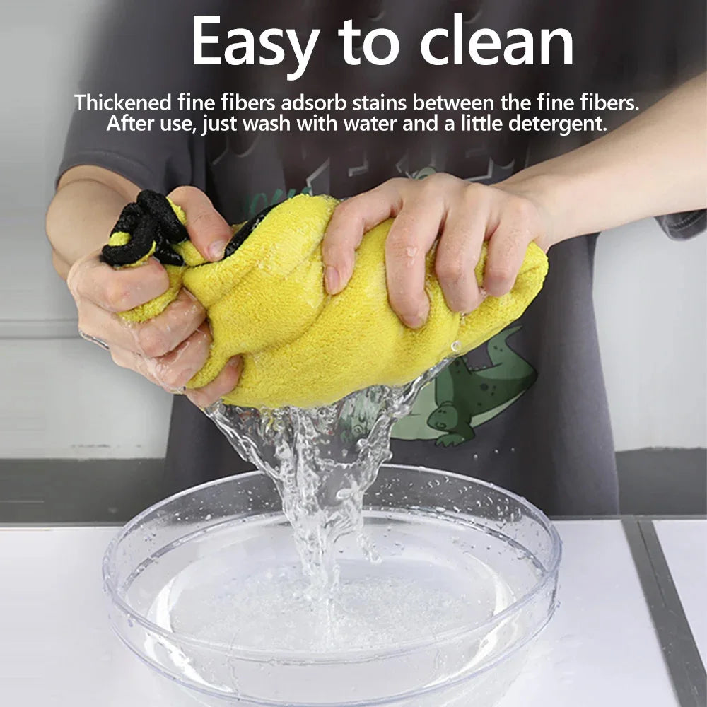 Microfiber Car Wash Towel 30x30/60cm Cleaning Drying Cloth Hemming Detailing
