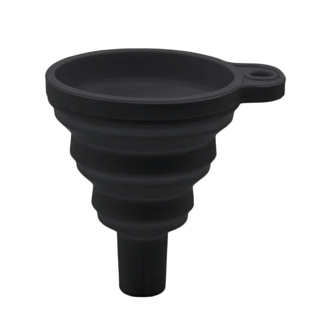 Collapsible Silicone Car Funnel Universal Engine Oil & Fluid Change