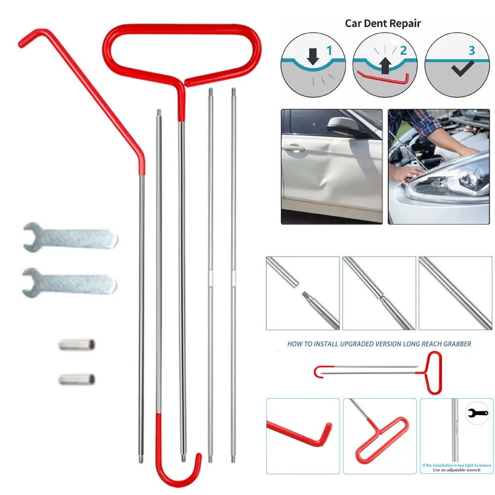 Car Door Window Unlock Tool Kit Air Wedge Bag Pump Auto Emergency Lockout Set