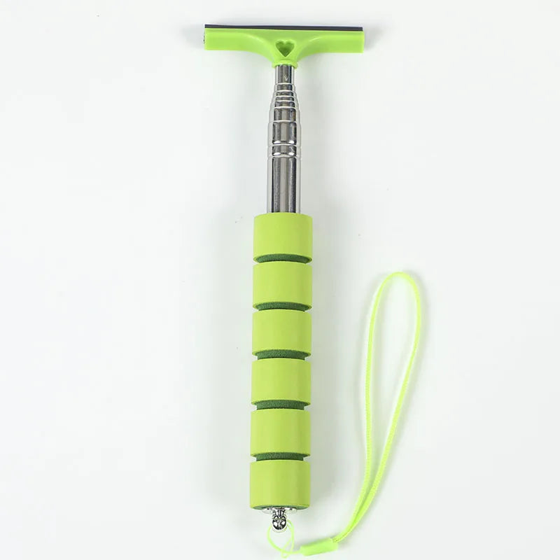 Telescopic Car Rearview Mirror Wiper Cleaning Tool with Rubber Blade