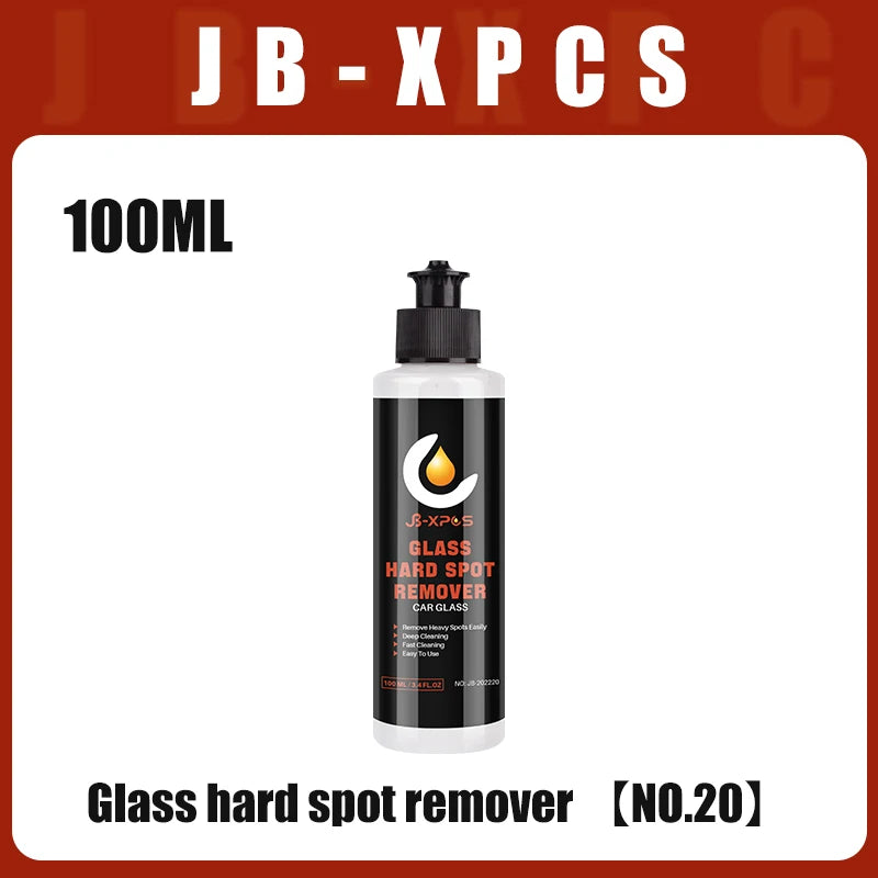Glass Hard Spot Remover 200ml Water Spot & Stain Cleaner for Auto Windshield