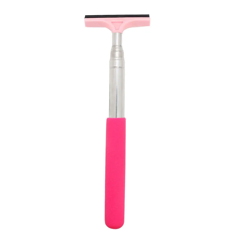 Telescopic Car Rearview Mirror Wiper Cleaning Tool with Rubber Blade