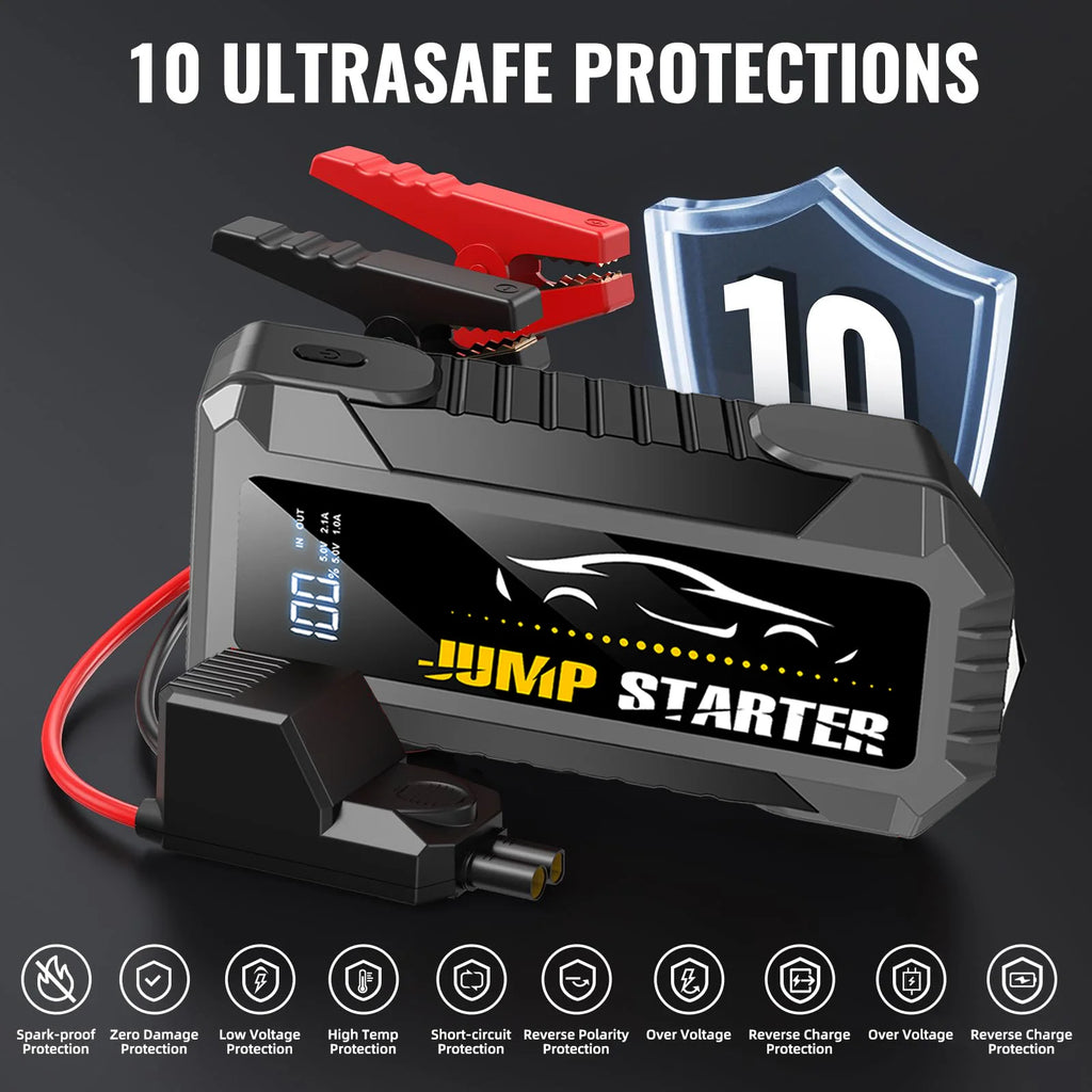 7000A Car Jump Starter 29800mAh Portable Battery Pack Power Bank