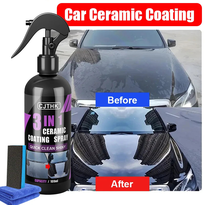 Ceramic Nano Coating Liquid for Car Paint Protection & Hydrophobic Polish