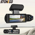 1080P Dual Dash Cam with Front and Rear Cameras Night Vision G-Sensor Loop Recording 3.16-Inch IPS Screen