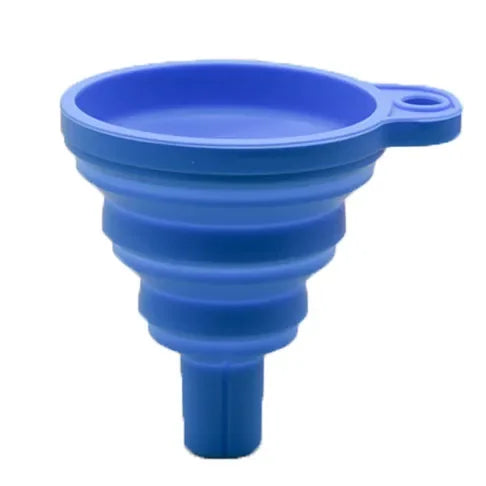 Collapsible Silicone Car Funnel Universal Engine Oil & Fluid Change