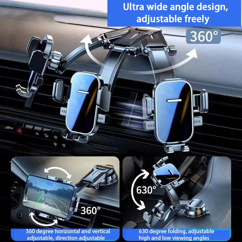 Universal Car Phone Holder Dashboard Windshield Desk Mount GPS Navigation Bracket