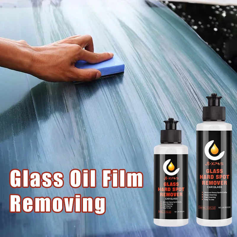 Glass Hard Spot Remover 200ml Water Spot & Stain Cleaner for Auto Windshield