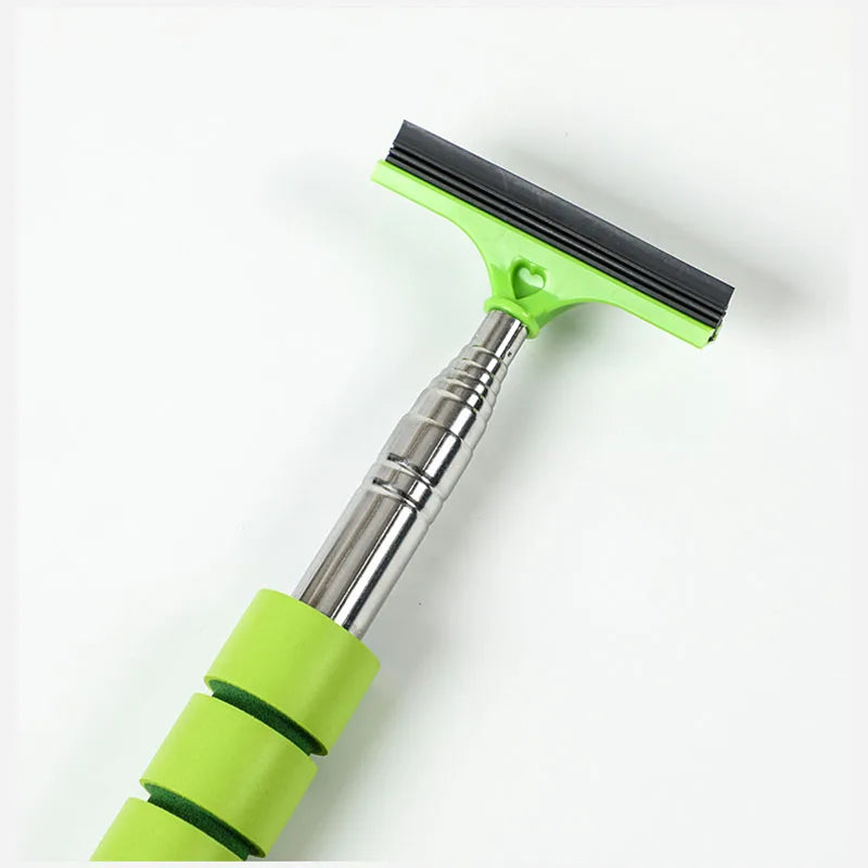 Telescopic Car Rearview Mirror Wiper Cleaning Tool with Rubber Blade