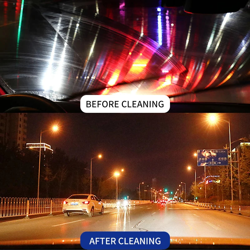 Glass Hard Spot Remover 200ml Water Spot & Stain Cleaner for Auto Windshield