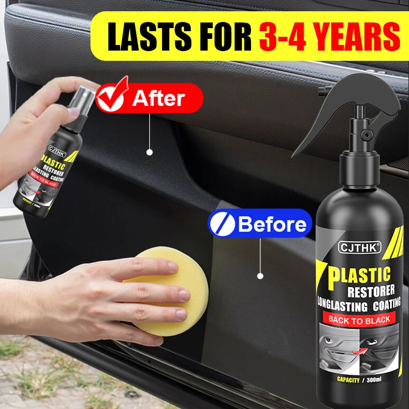 Car Plastic Restorer Coating Agent for Exterior Rubber Trim Repair