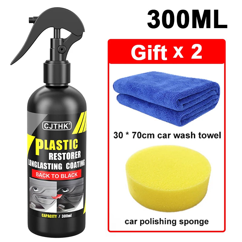 Car Plastic Restorer Coating Agent for Exterior Rubber Trim Repair