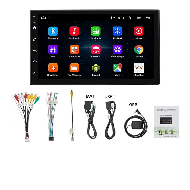 Universal Android Auto Multimedia Head Unit