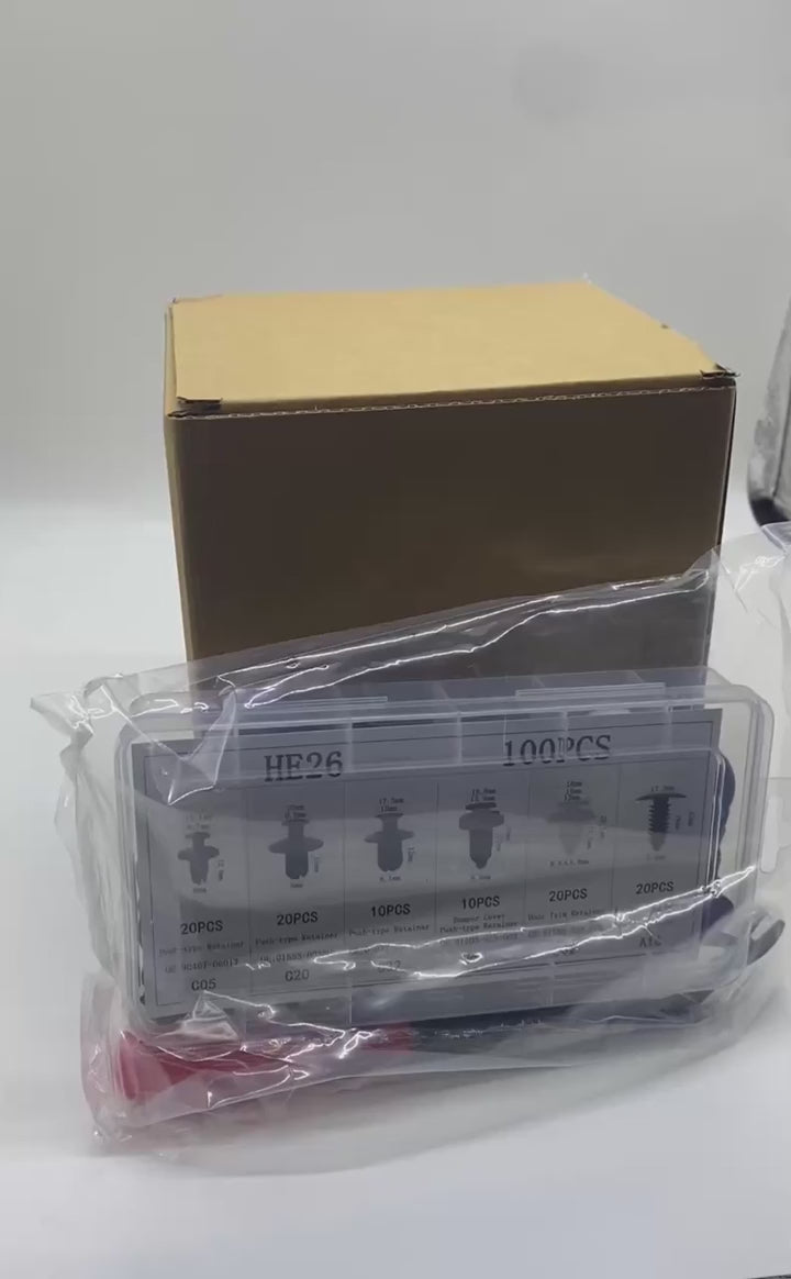 Car Fastener Clip Kit 800 Pcs Plastic Retainer Rivets with Removal Tool