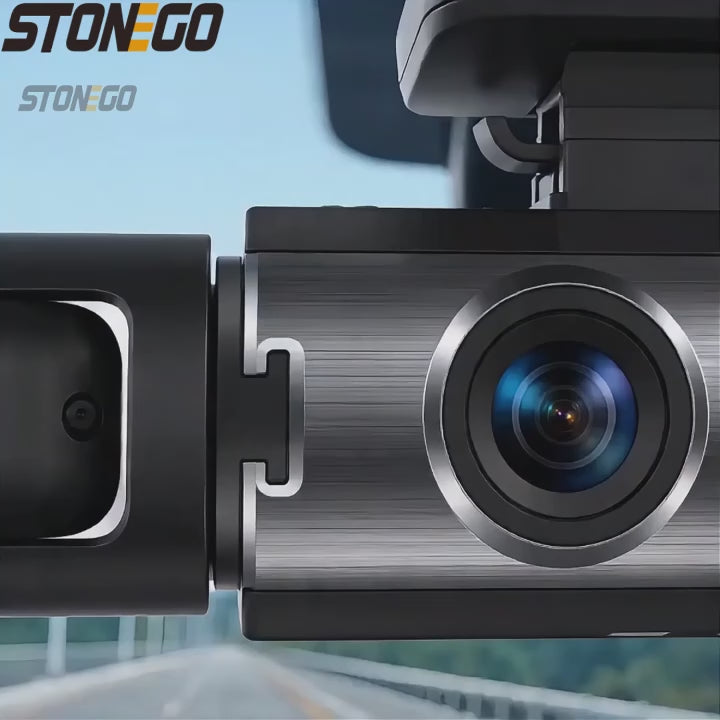 1080P Dual Dash Cam with Front and Rear Cameras Night Vision G-Sensor Loop Recording 3.16-Inch IPS Screen