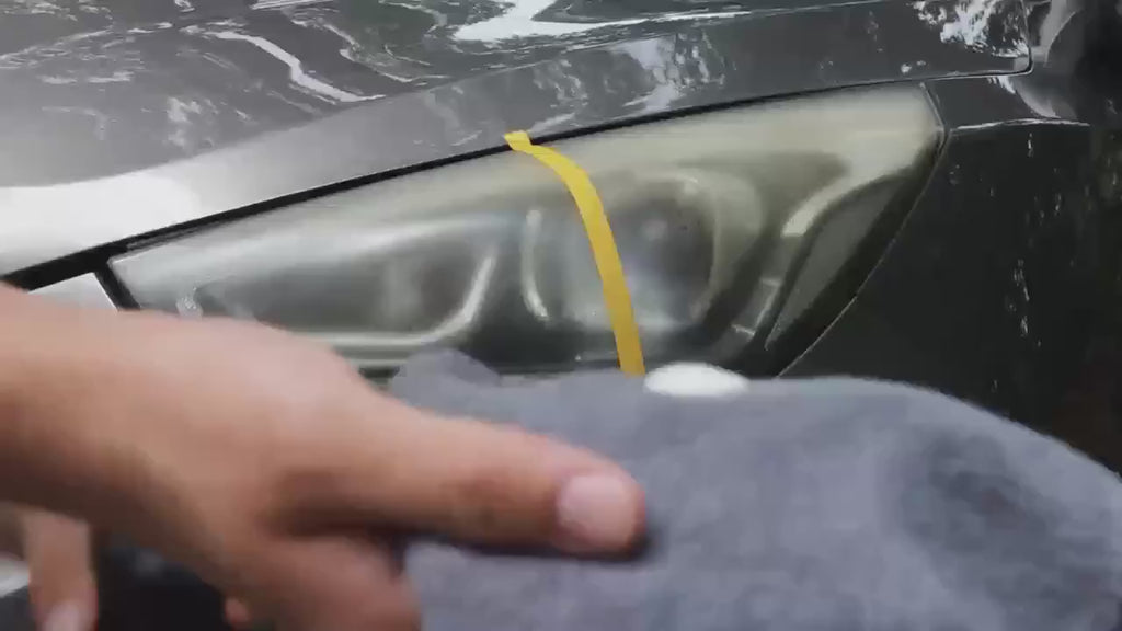 Car Headlight Restoration Polishing Kit Scratch Remover & Oxidation Cleaner Repair Paste